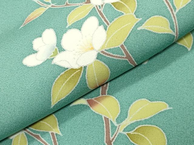 平和屋着物●訪問着 友禅 作家物 枝花文 暈し染め 鈴乃屋扱い 正絹 逸品 CABK2413gh