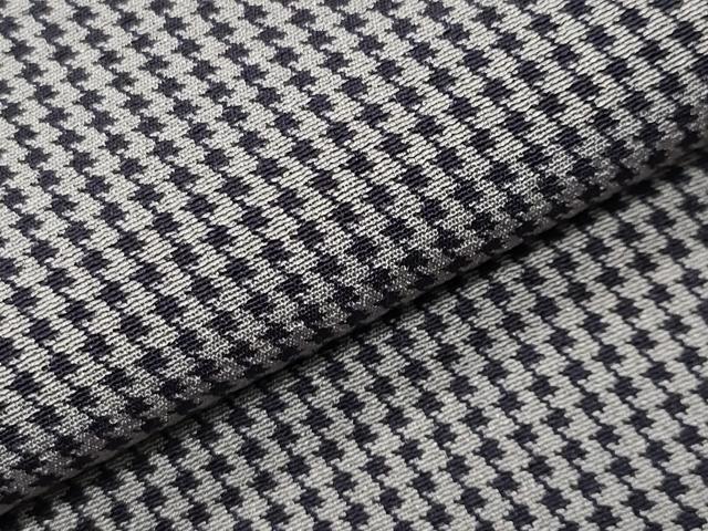 平和屋着物●江戸小紋 彫士:住田双光・染士:昌亮 千鳥格子 反端付き 正絹 逸品 CABK2417gh