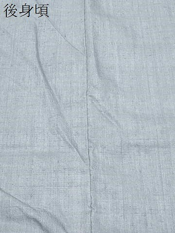 平和屋着物●本場結城紬 重要無形文化財 色無地 秘色色 正絹 逸品 CABK2446gh