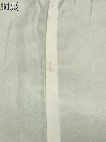 平和屋着物●上質な色無地 舞花地紋 秘色色 正絹 逸品 CABK2467gh