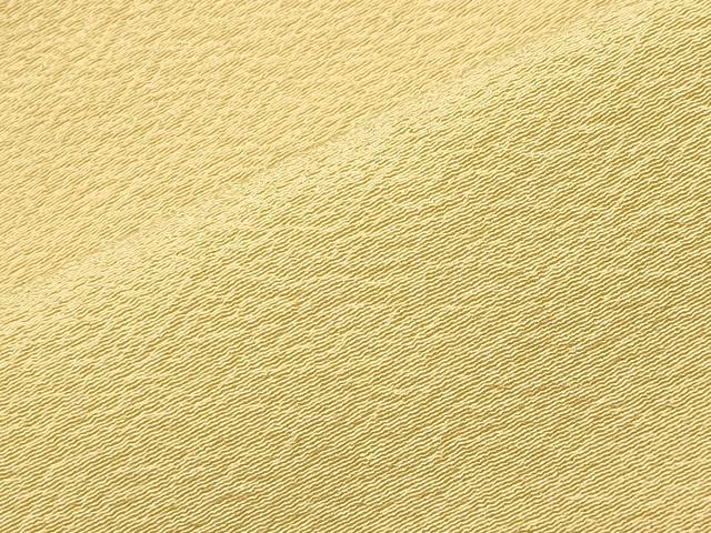 平和屋着物●上質な色無地 卵色 正絹 逸品 CABK2468gh