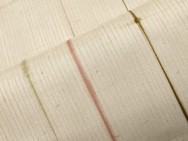 平和屋着物●上質な紬 格子柄 正絹 逸品 CABK2495gh
