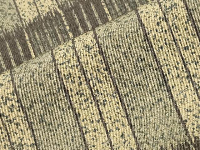 平和屋着物●上質な小紋 市松文 正絹 逸品 CABK2504gh