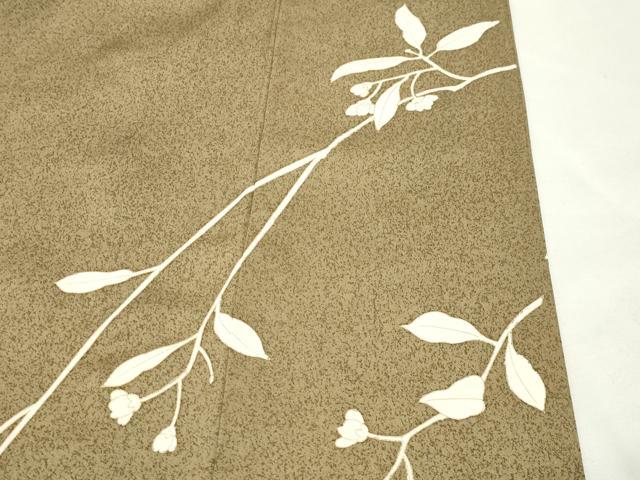 平和屋着物●訪問着 枝花文 金彩 正絹 逸品 CABK2505gh