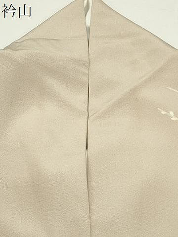 平和屋着物●訪問着 友禅 作家物 流水草花文 正絹 逸品 CABK2506gh