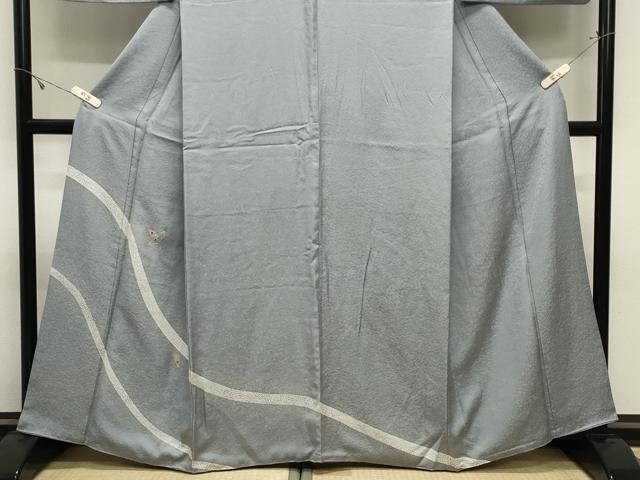平和屋着物●訪問着 作家物 刺繍 幾何学文様 暈し染め 金彩 正絹 逸品 CABK2524gh