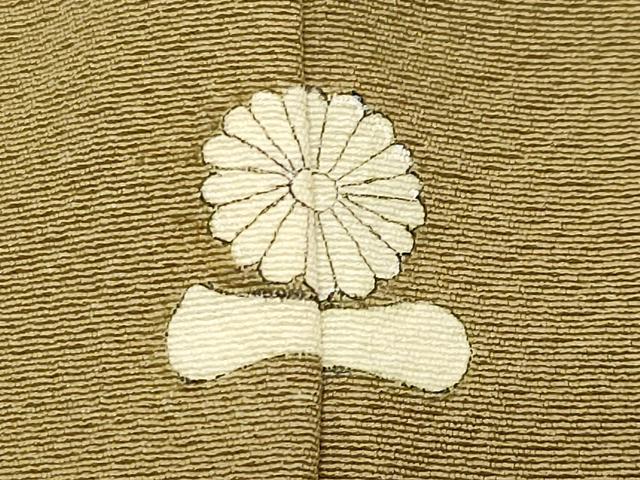平和屋着物●上質な色無地 桑染色 正絹 逸品 CABK2527gh