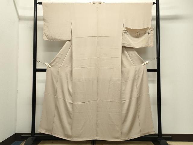 平和屋着物●上質な色無地 伊と幸 松岡姫 浅黄色 反端付き 正絹 逸品 未使用 CABK2535gh