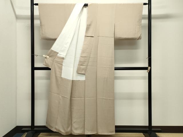 平和屋着物●上質な色無地 伊と幸 松岡姫 浅黄色 反端付き 正絹 逸品 未使用 CABK2535gh