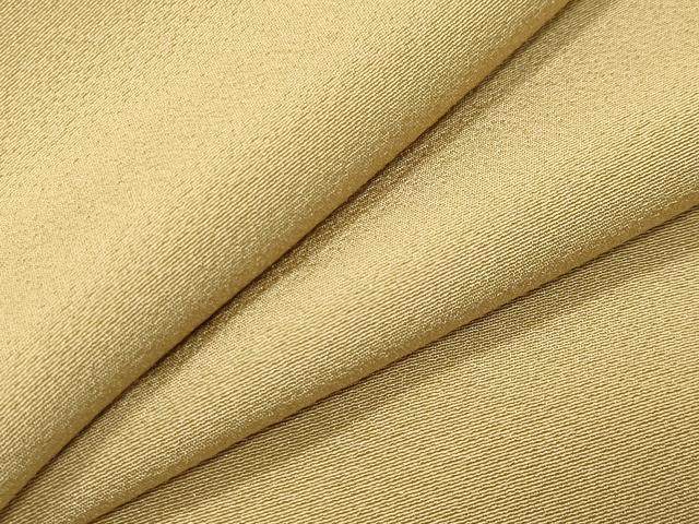 平和屋着物●上質な色無地 飴色 正絹 逸品 CABK2536gh