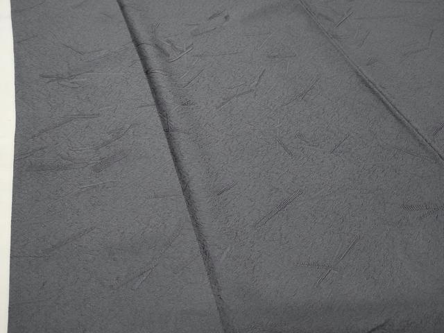 平和屋着物●男性 色無地 抽象地紋 褐色 正絹 逸品 CABK2546gh