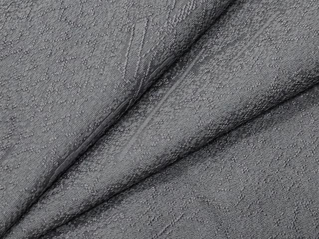 平和屋着物●男性 色無地 抽象地紋 褐色 正絹 逸品 CABK2546gh