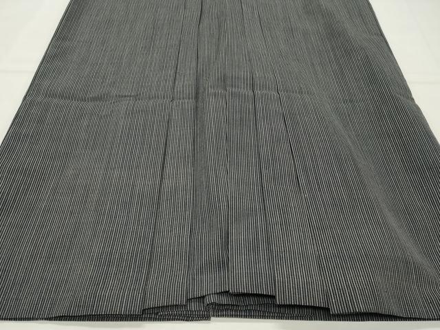 平和屋着物●男性 馬乗り袴 縞 未使用 CABK2586gh
