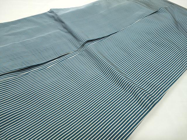 平和屋着物●男性 馬乗り袴 縞 正絹 逸品 CABK2588gh