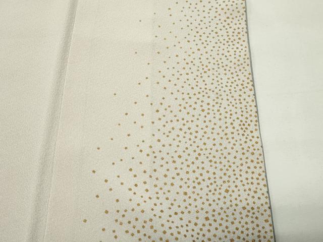 平和屋着物●人間国宝 福田喜三郎 訪問着 刺繍 枝松文 暈し染め 金彩 正絹 逸品 CABK2596gh