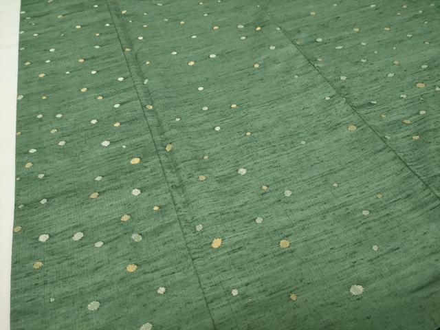 平和屋着物●絲藝苑 上島洋山 紬 霰文 正絹 逸品 CABK2597gh
