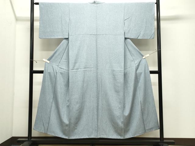 平和屋着物●上質な小紋 墨流し文様 正絹 逸品 CABK2598gh