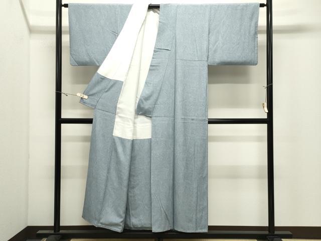 平和屋着物●上質な小紋 墨流し文様 正絹 逸品 CABK2598gh