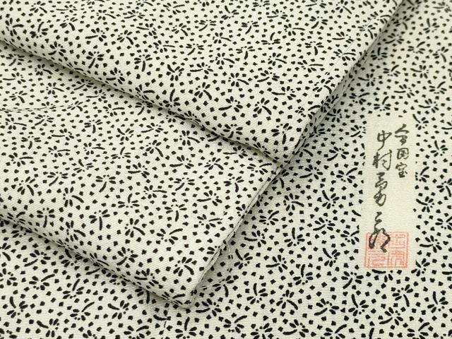 平和屋着物●重要無形文化財 人間国宝 中村勇二郎 江戸小紋 トンボ 正絹 逸品 CABK2599gh