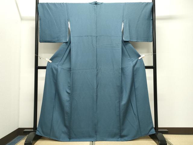 平和屋着物●上質な色無地 紋意匠 熨斗目花文 正絹 逸品 CABK2647gh