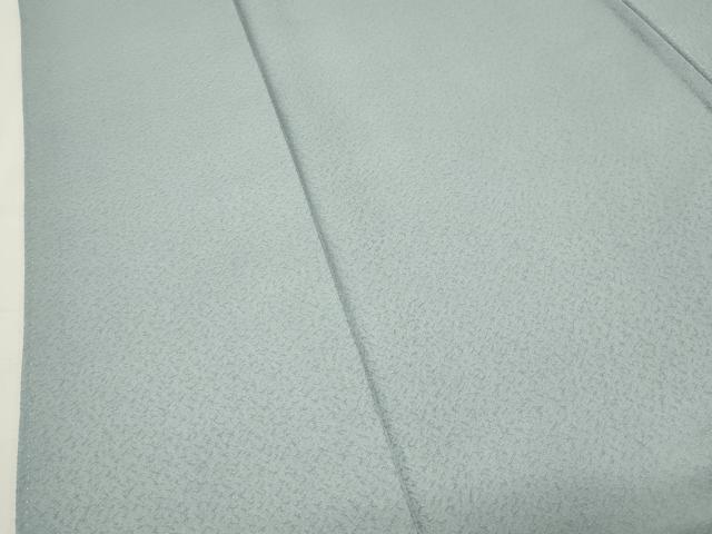平和屋着物●上質な色無地 霞地紋 藍白色 正絹 逸品 CABK2690gh