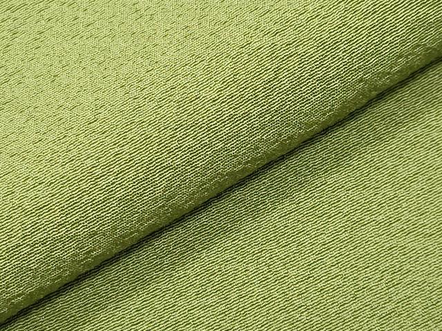 平和屋着物●上質な色無地 青丹色 正絹 逸品 未使用 CABK2694gh