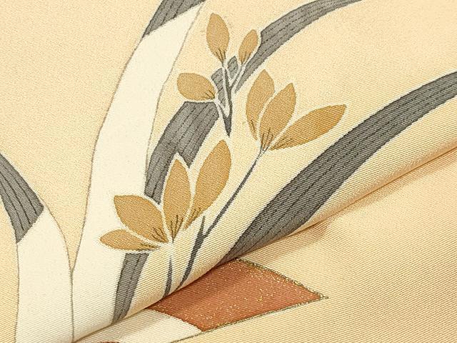 平和屋着物●豪華色留袖 草花文 金彩 正絹 逸品 CABK2703gh