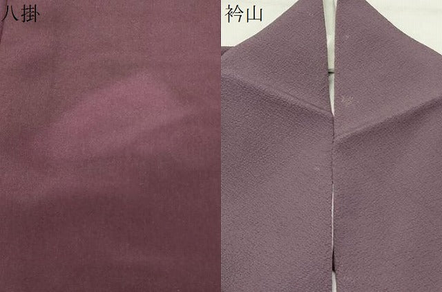 平和屋着物●上質な色無地 葡萄鼠色 正絹 逸品 CABK2704gh