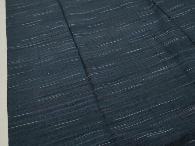 平和屋着物●郡上紬 草木染 横段文 正絹 逸品 CABK2708gh