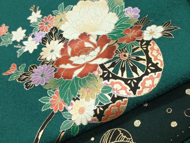 平和屋着物●豪華振袖 辻が花 暈し染め 金銀彩 正絹 逸品 CABK2733gh