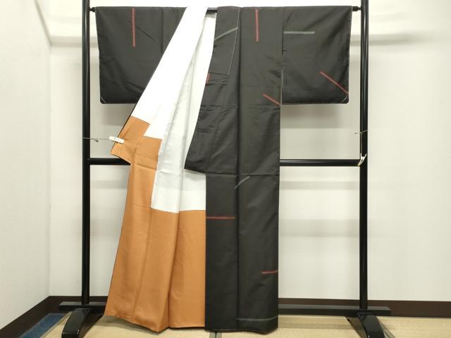 平和屋着物●本場大島紬 絞り 吉祥文 正絹 逸品 未使用 CABK2752gh
