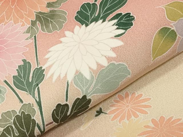 平和屋着物●訪問着 枝花文 暈し染め 正絹 逸品 CABK2758gh