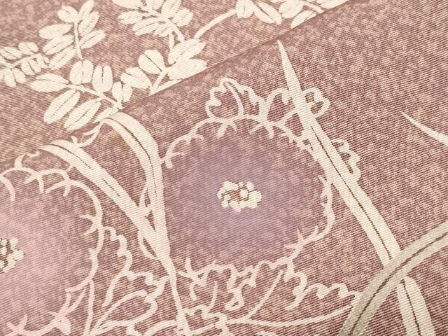 平和屋着物●訪問着 刺繍 草花文 正絹 逸品 CABK2759gh