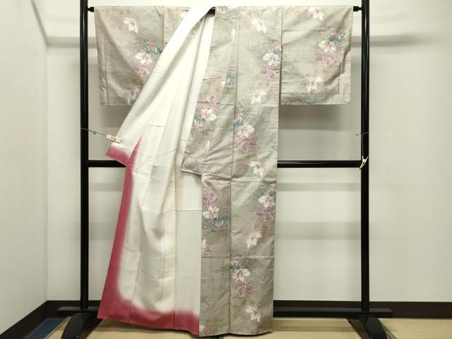 平和屋着物●都喜ヱ門 本場大島紬 7マルキ 香りの野里 藤絹織物謹製 証紙付き 正絹 逸品 CABK2775gh
