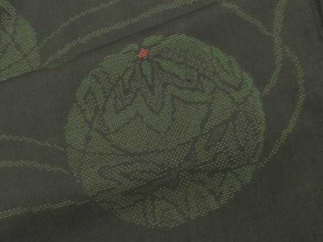 平和屋着物●本場大島紬 9マルキ 毬文 正絹 逸品 CABK2778gh