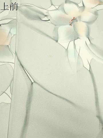 平和屋着物●染色家 岩浅公展 小紋 舞花文 正絹 逸品 CABK2786gh