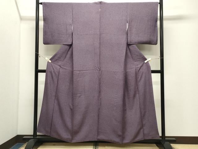平和屋着物●上質な小紋 霞文 健勝苑扱い 正絹 逸品 CABK2797gh