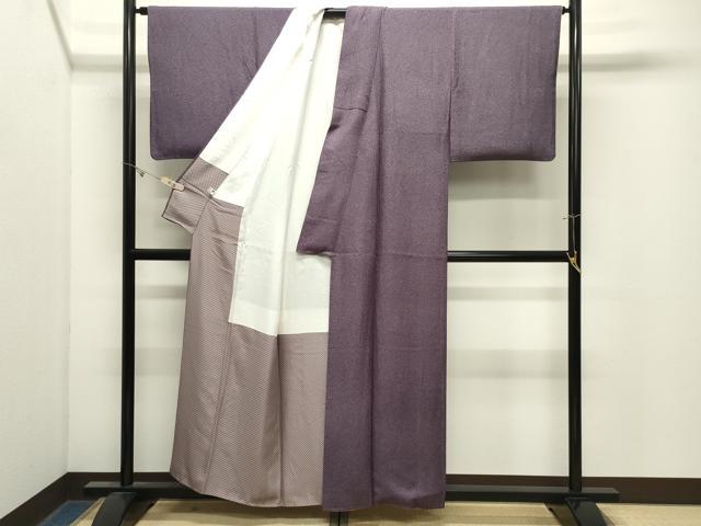 平和屋着物●上質な小紋 霞文 健勝苑扱い 正絹 逸品 CABK2797gh