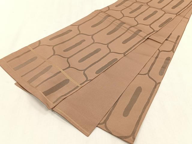 平和屋着物◎六通柄 本袋帯 抽象文 九重錦 正絹 逸品 CABK3120yk