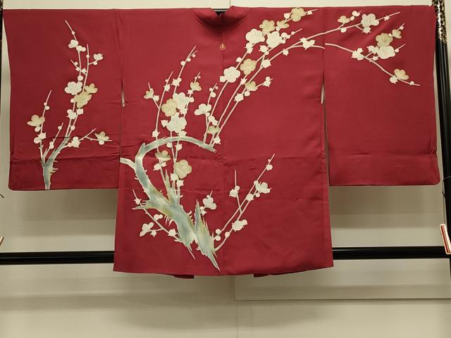 平和屋着物#羽織 枝梅文 金銀彩 正絹 逸品 CABK3207in
