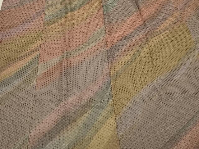 平和屋着物#道行コート 流線文 暈し染め ロング丈 正絹 逸品 CABK3212in