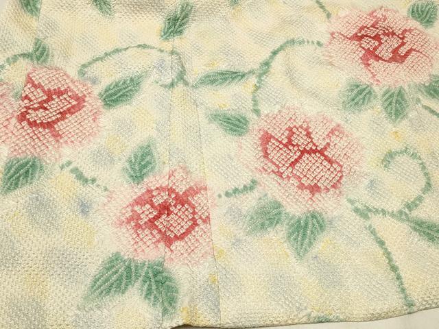 平和屋着物#羽織 総絞り 花唐草文 正絹 逸品 未使用 CABK3216in