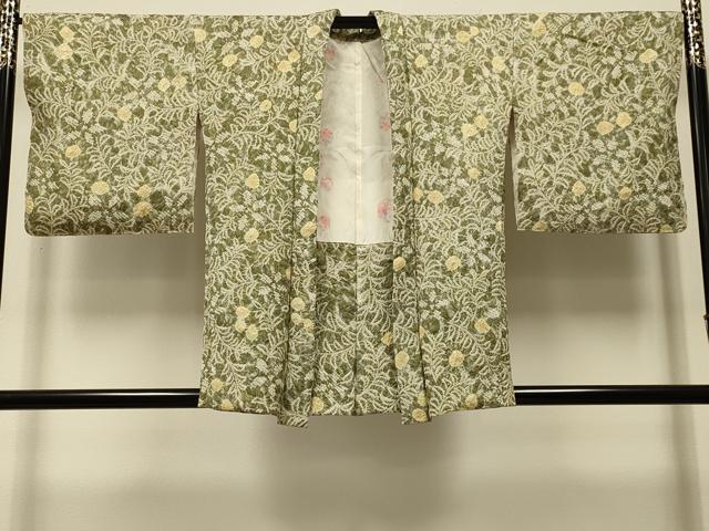 平和屋着物#羽織 総絞り 枝葉文 正絹 逸品 CABK3217in