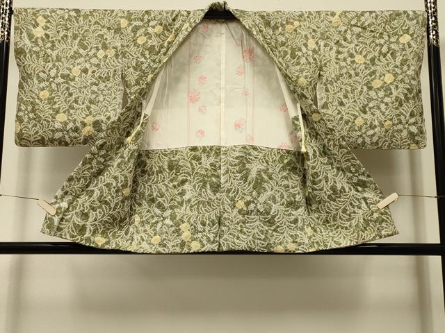 平和屋着物#羽織 総絞り 枝葉文 正絹 逸品 CABK3217in