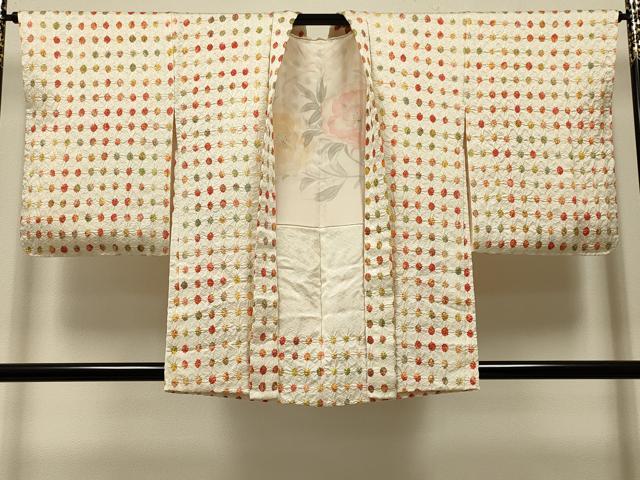 平和屋着物#羽織 総絞り 格子 正絹 逸品 未使用 CABK3219in