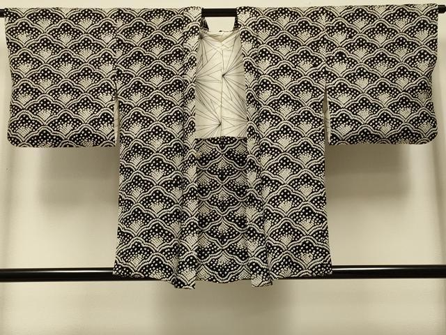 平和屋着物#羽織 総絞り 青海波文 正絹 逸品 CABK3222in