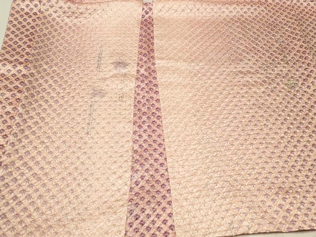 平和屋着物#羽織 総絞り 鹿の子文様 暈し染め 銀彩 正絹 逸品 CABK3227in