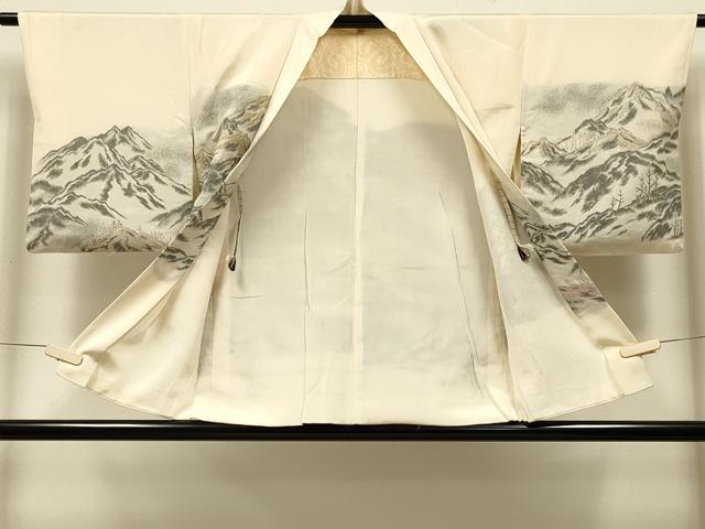平和屋着物#羽織 寿光織 遠山文 金銀糸 正絹 逸品 CABK3234in