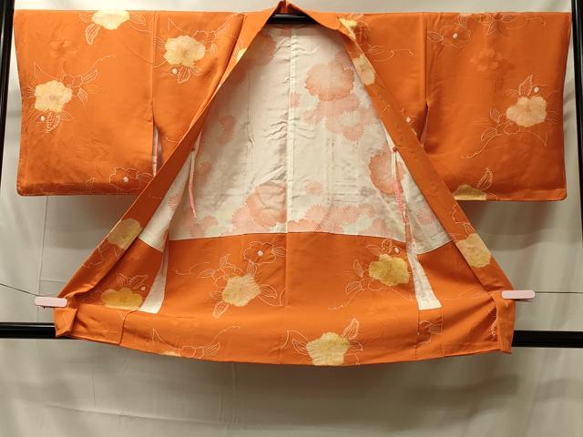 平和屋着物#羽織 地紋起こし 草花文 正絹 逸品 未使用 CABK3244in