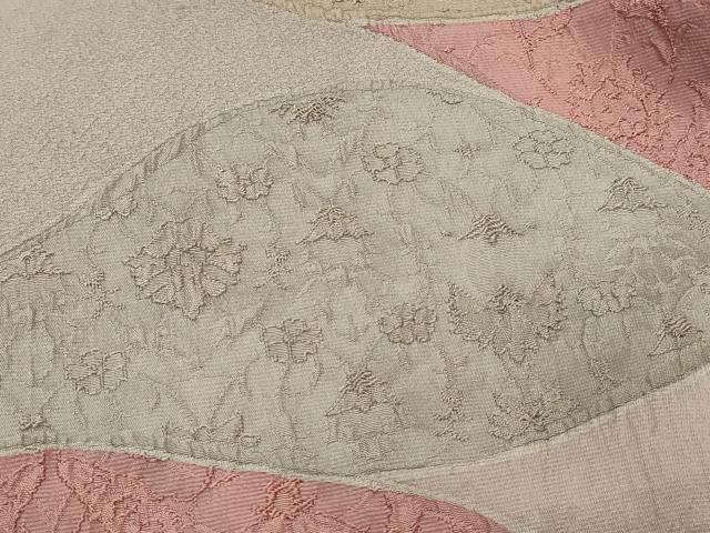 平和屋着物#羽織 地紋起こし 草花文 正絹 逸品 CABK3266in